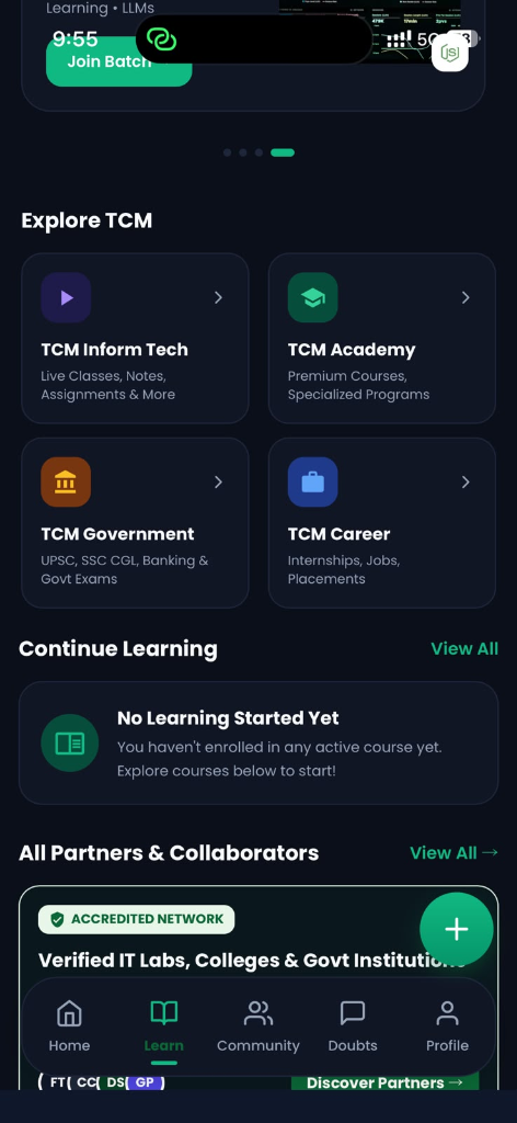 Explore TCM Screenshot